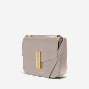DEMELLIER Deep Taupe Smooth Vancouver Bag